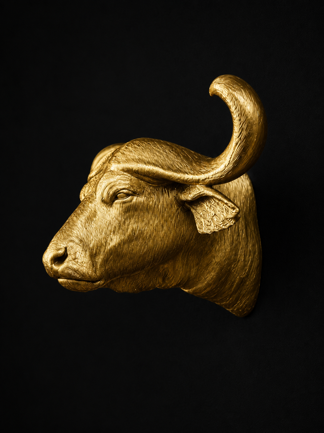 Gift Box Animal Bust Charms Cape Buffalo