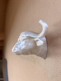 Door Stop Animal Bust Cape Buffalo 