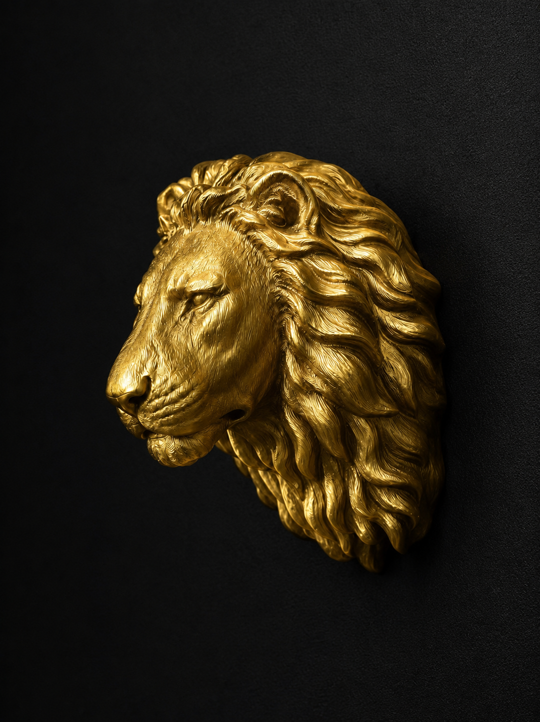 Lion bust Wall Hook  