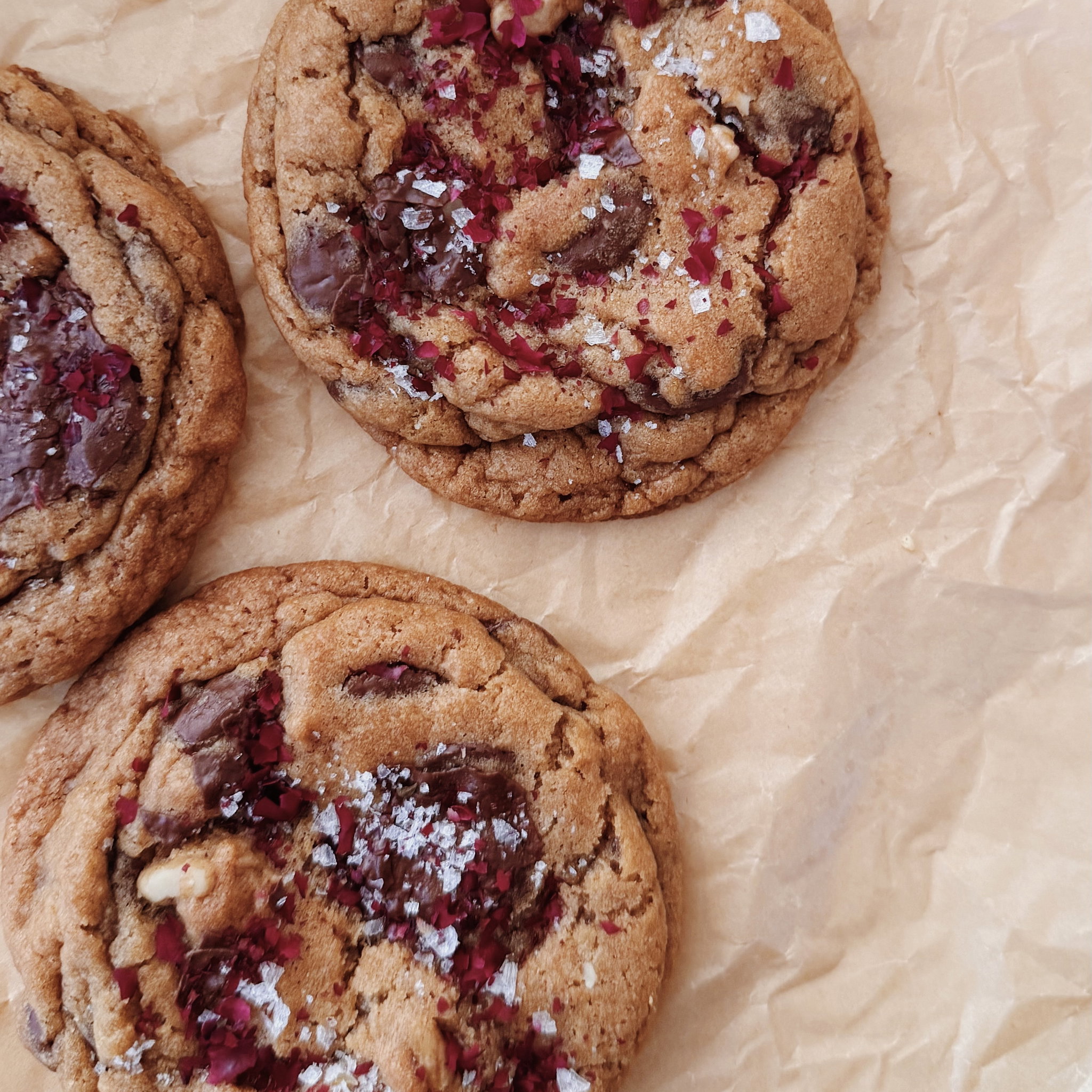 Rose & Dark Chocolate Cookies_1