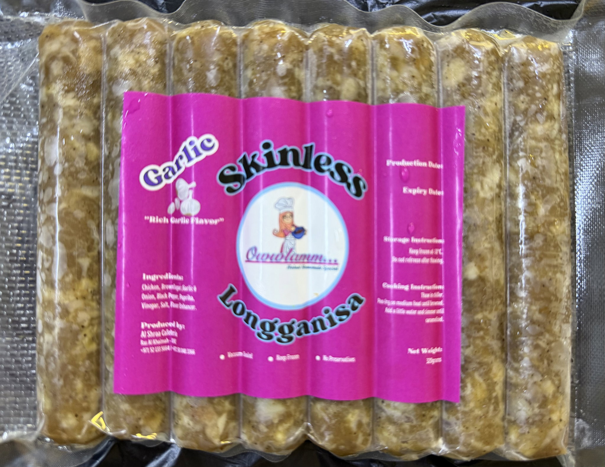 Skinless Garlic Longganisa (320g)_0