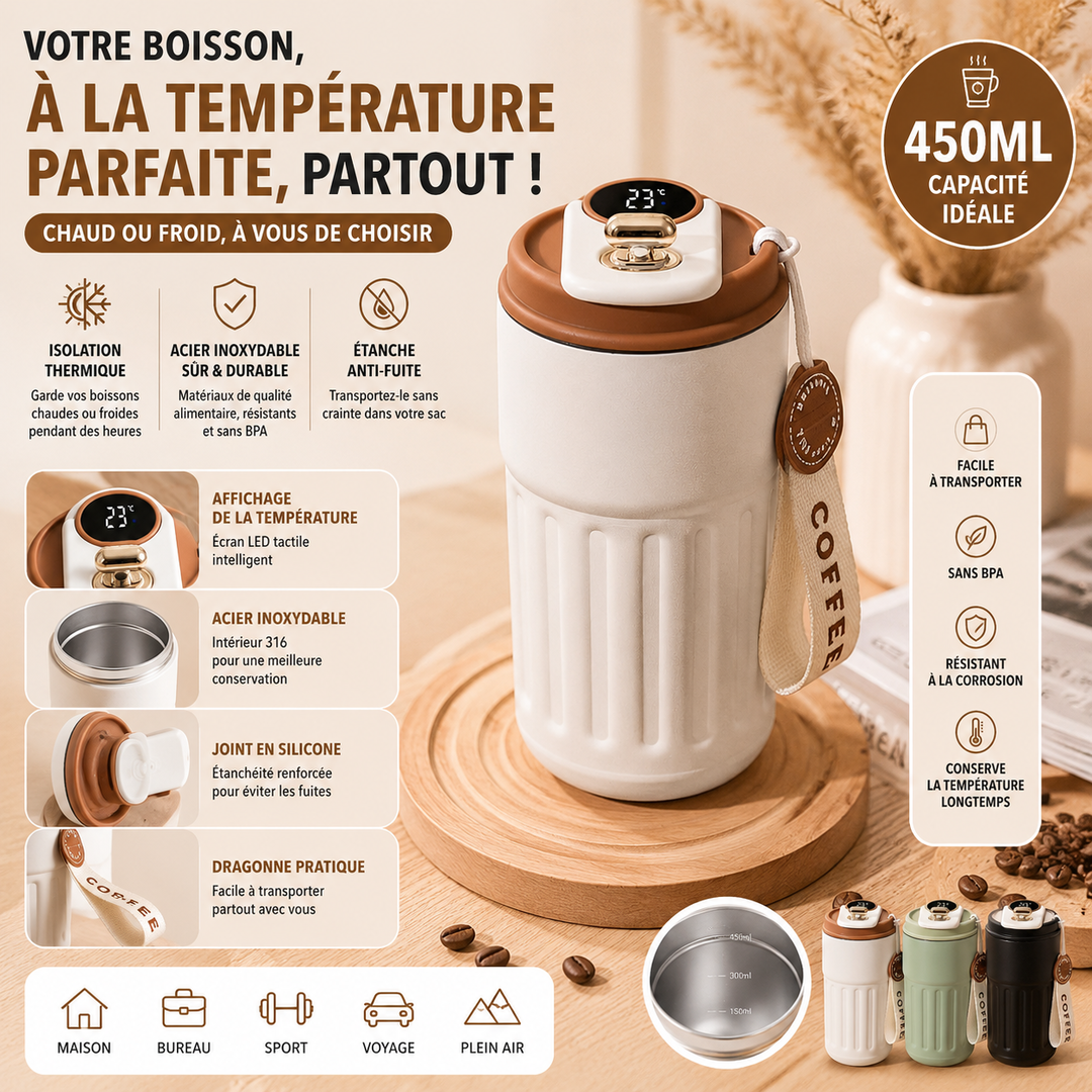 Tasse à café numérique 