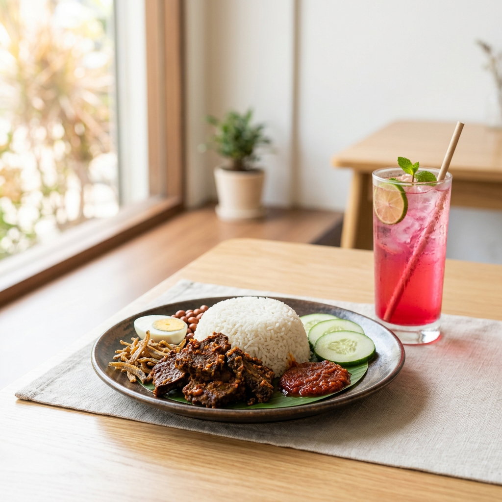 NASI LEMAK PARU BEREMPAH FREE SIRAP AIS <(MENU SPECIAL>