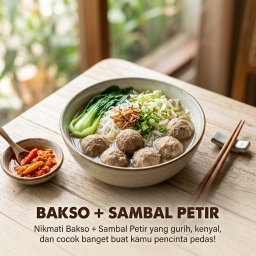 BAKSO + SAMBAL PETIR 