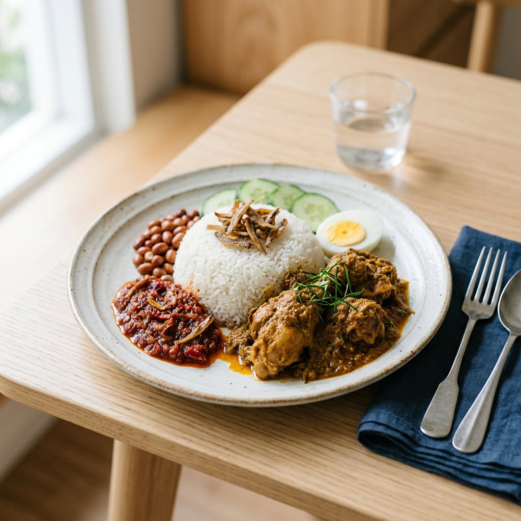 NASI LEMAK AYAM RENDANG_0