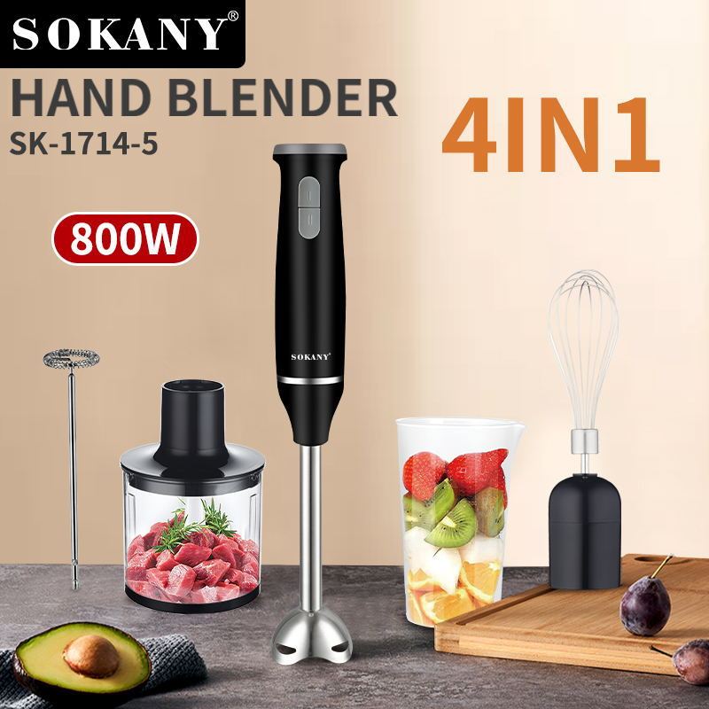 🔥 SOKANY 4-IN-1 HAND BLENDER & FOOD PROCESSOR 🔥🔥_1