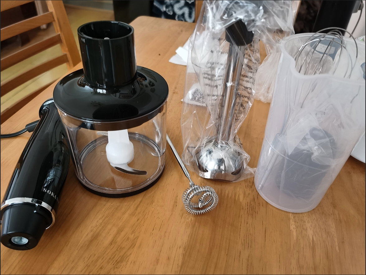 🔥 SOKANY 4-IN-1 HAND BLENDER & FOOD PROCESSOR 🔥🔥_3