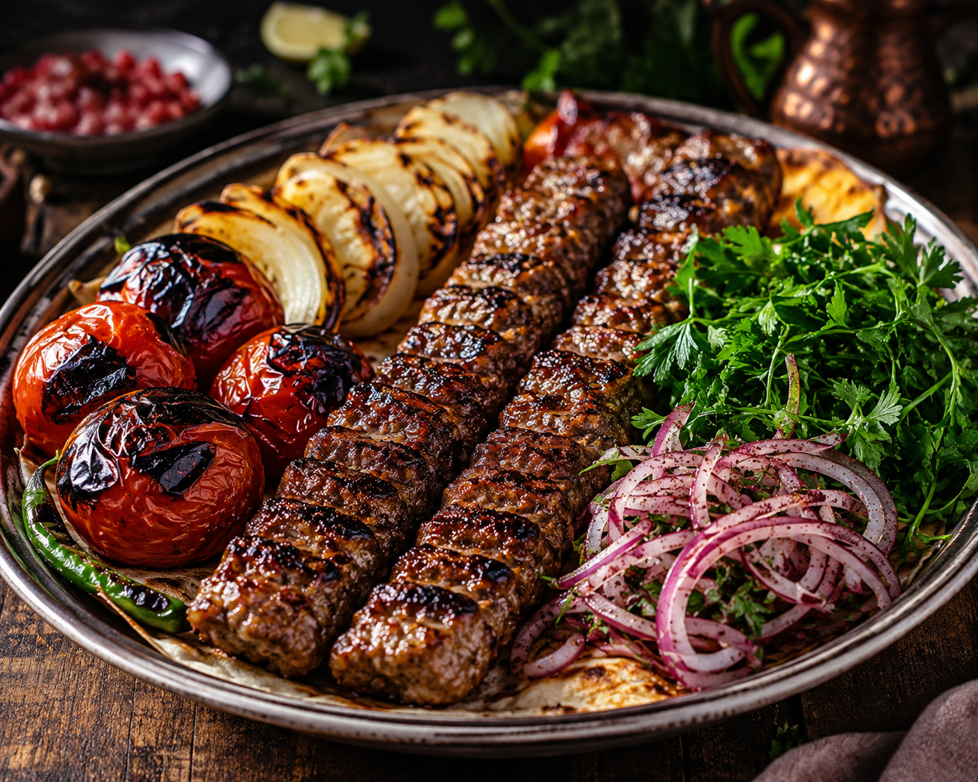 نص نفر كباب لحم ( ٢ شيش )_0