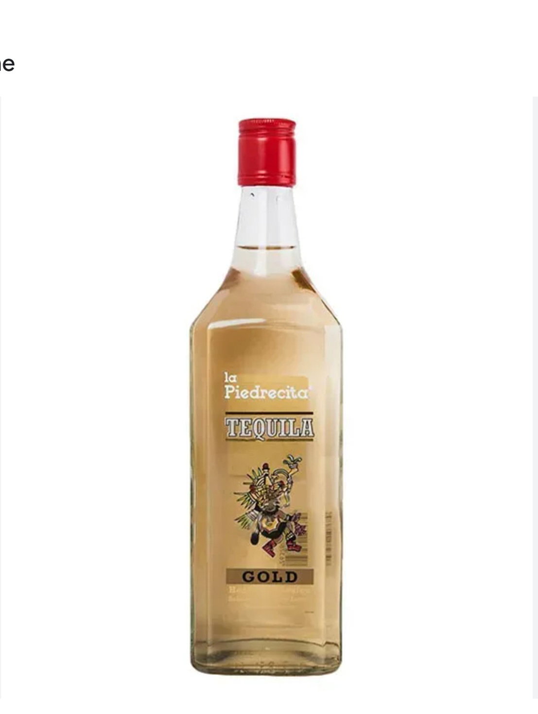 LA PIEDRECITA GOLD TEQUILA 700ML*PC/EMB:6_0