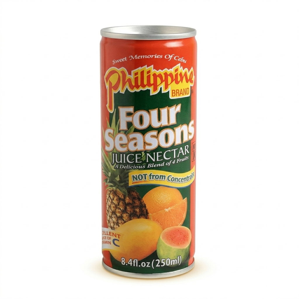 PHILIPPINE BRAND FOUR SEASONS JUICE NECTAR 250mL