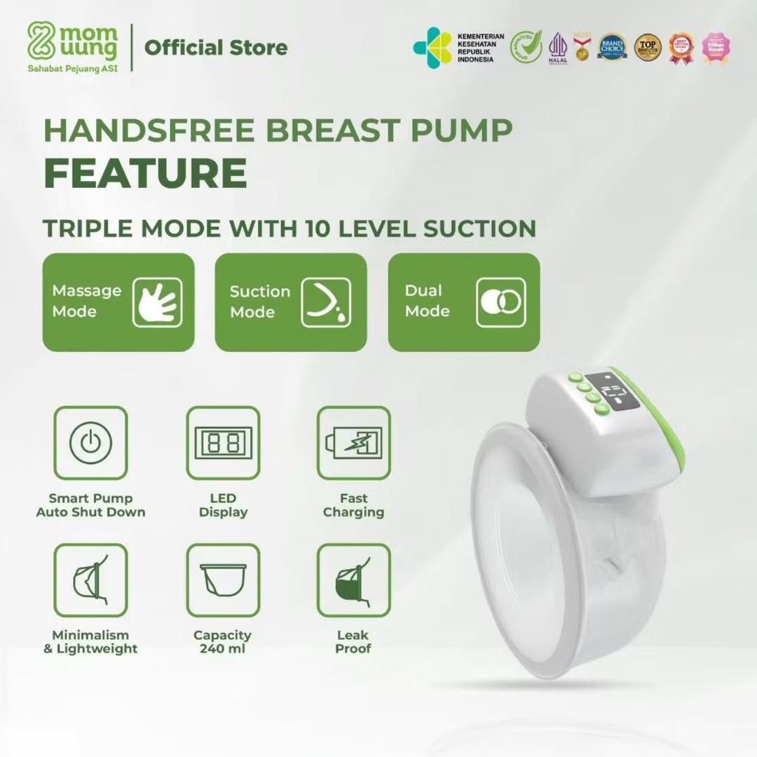 MOM UUNG HANDS FREE BREAST PUMP_1