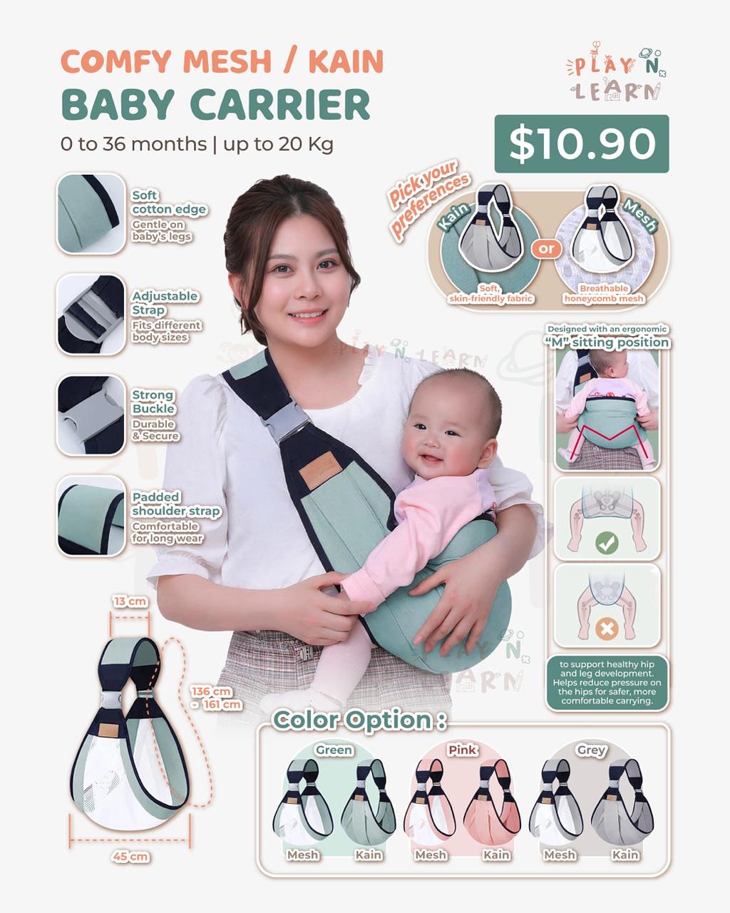 BABY CARRIER COMFY 