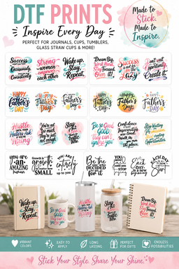 DTF Transfer Prints – Ready to go