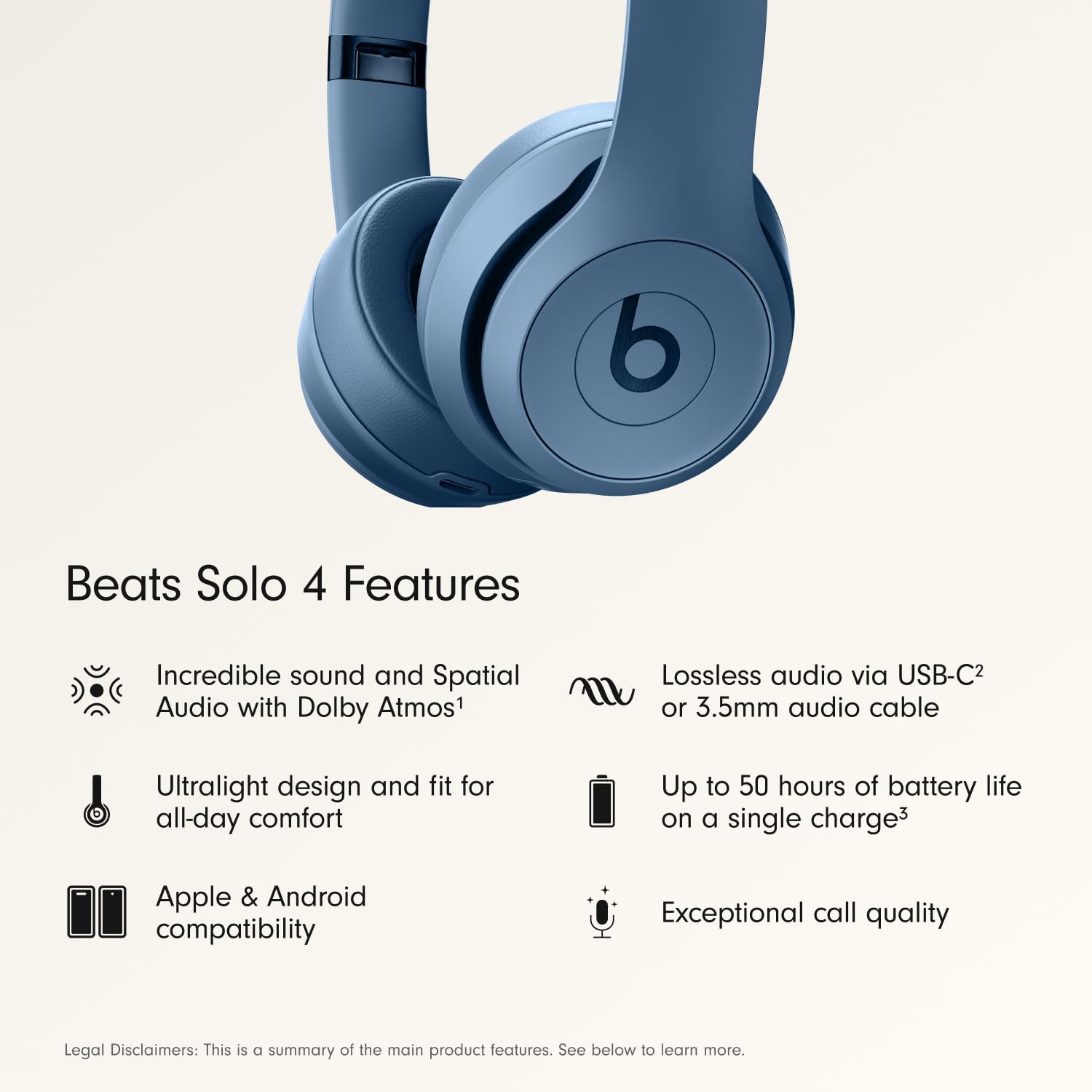 Beats Solo 4 - Wireless On-Ear Bluetooth Headphone