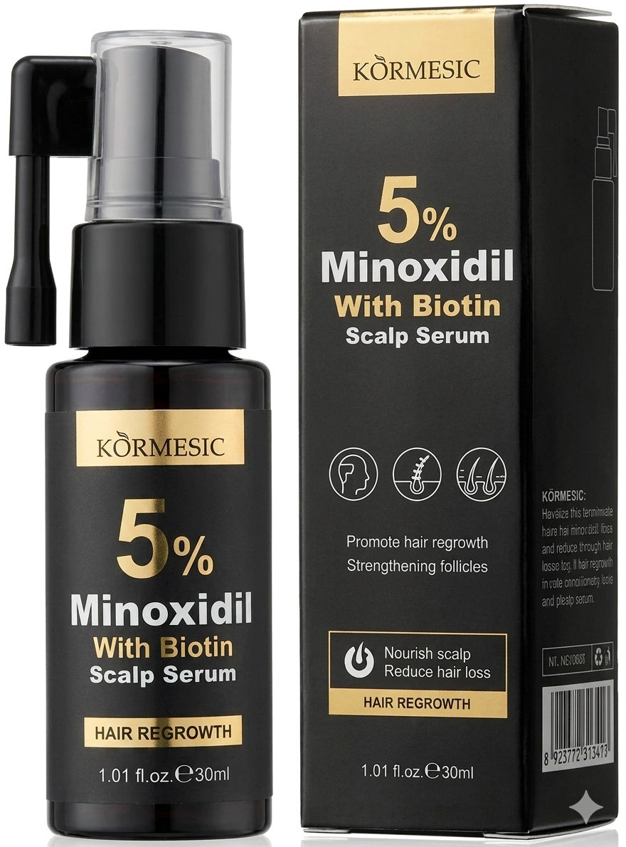 Kormesic 5% Minoxidil with Biotin Serum 30ml
