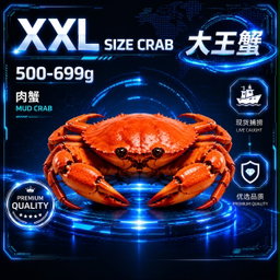 包满足配套 | XXL SIZE 肉蟹  (500-699G)  