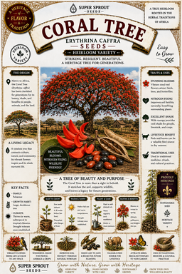 🌳CORAL TREE🌳 x 5 seeds