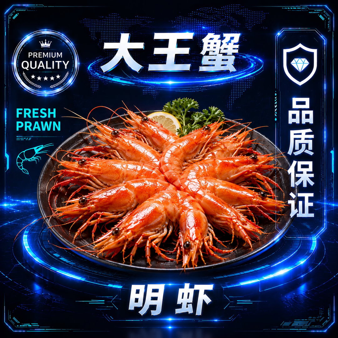 TIGER PRAWN 生猛明虾 