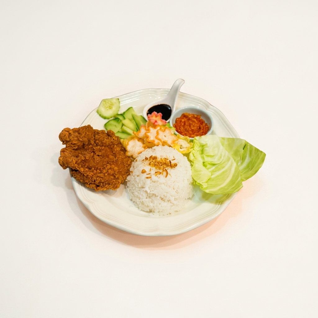 Nasi Geprek Ayam Crispy