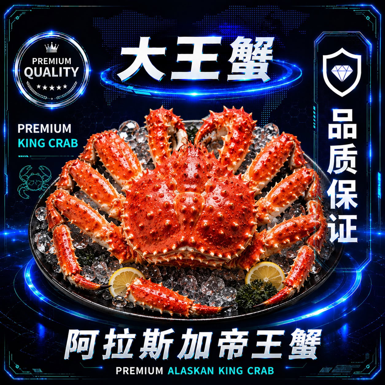 ALASKAN KING CRAB 阿拉斯加帝王蟹 (活)_0