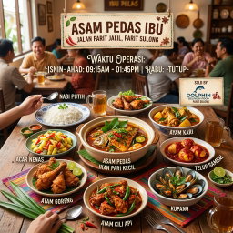 ASAM PEDAS IBU JALAN PARIT JALIL,PARIT SULONG