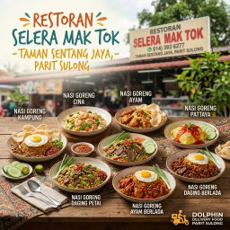 RESTORAN SELERA MAK TOK  -TAMAN SENTANG JAYA,PARIT SULONG