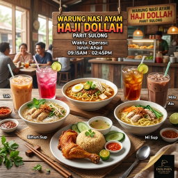 WARUNG NASI AYAM HAJI DOLLAH PARIT SULONG  