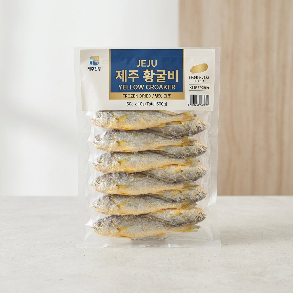 Jeju Yellow Croaker 60g x 10s 济州小黄花鱼_0