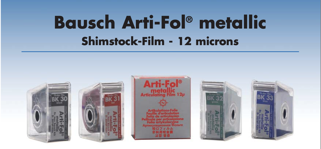 Arti-Fol® Metallic Articulating Film 12 microns 8mm & 22mm & 75mm		