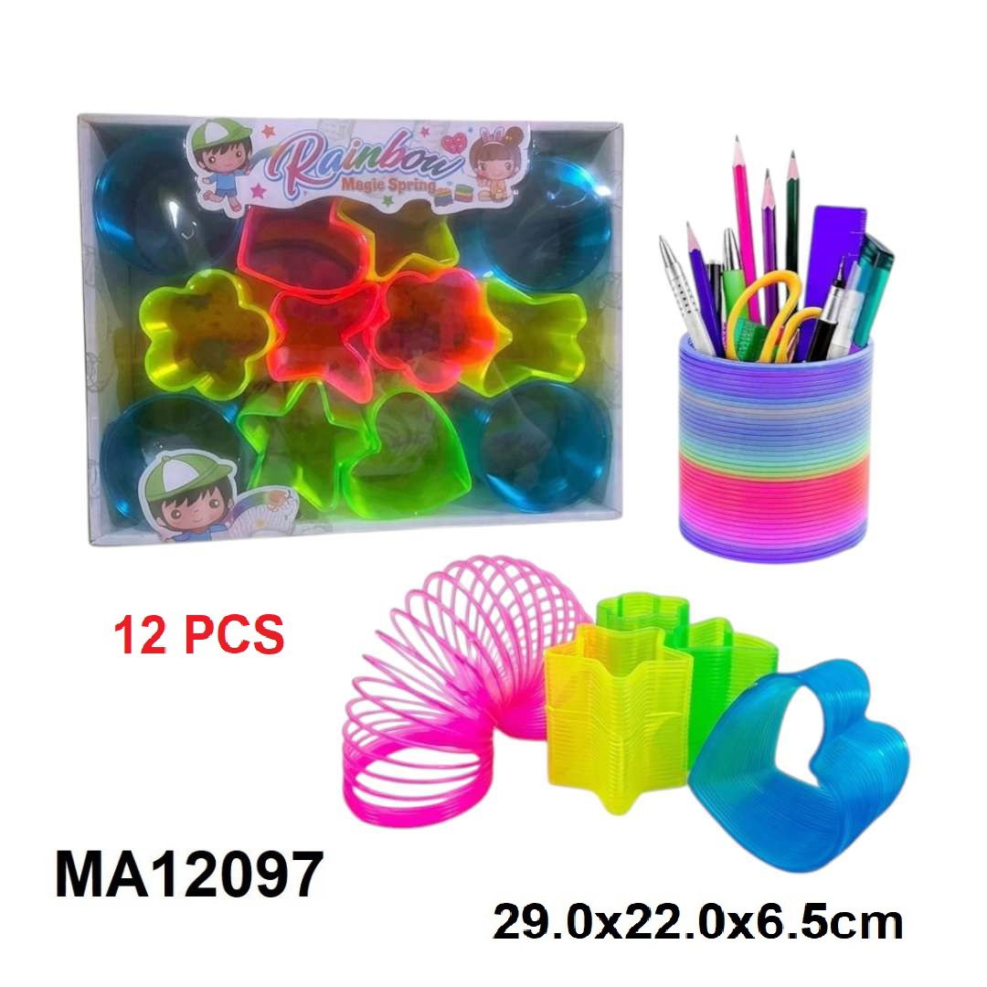 MAGIC RAINBOW HELICAL COILS "12PCS"