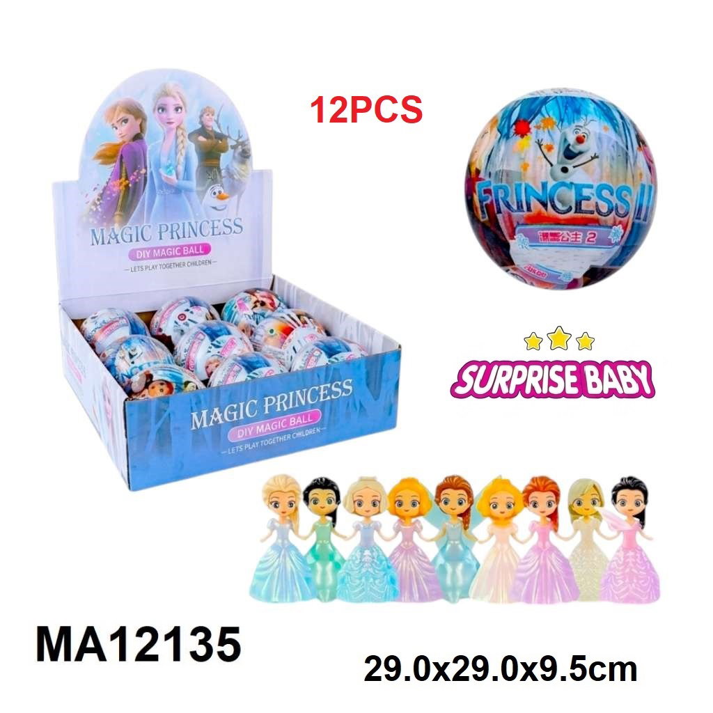 SURPRISE BALL (9,5CM) FROZEN "9PCS"
