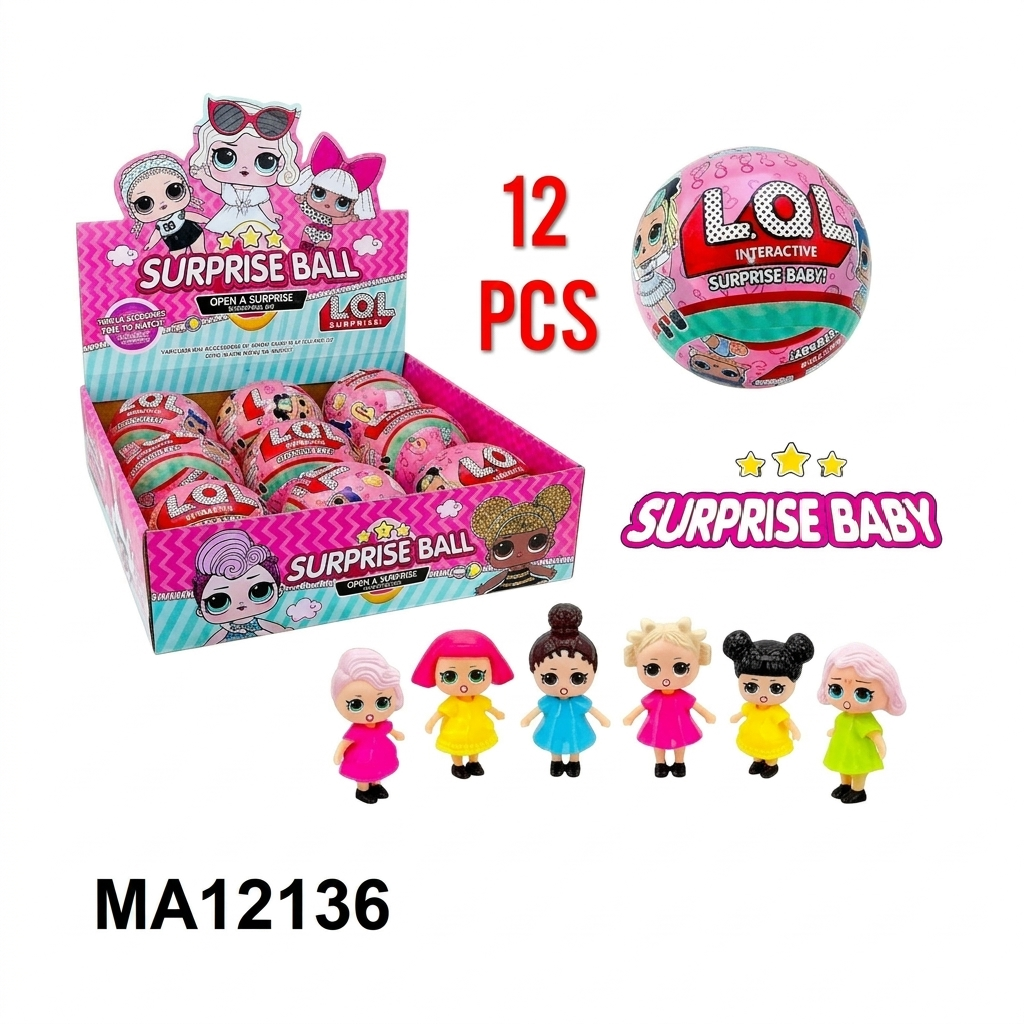 SURPRISE BALL (9,5CM) LOL "9PCS"