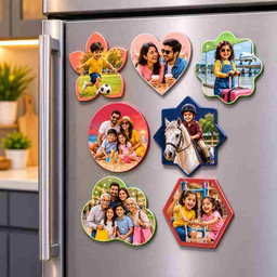 Photo Magnets - Assorted Shapes (Set Of 7)