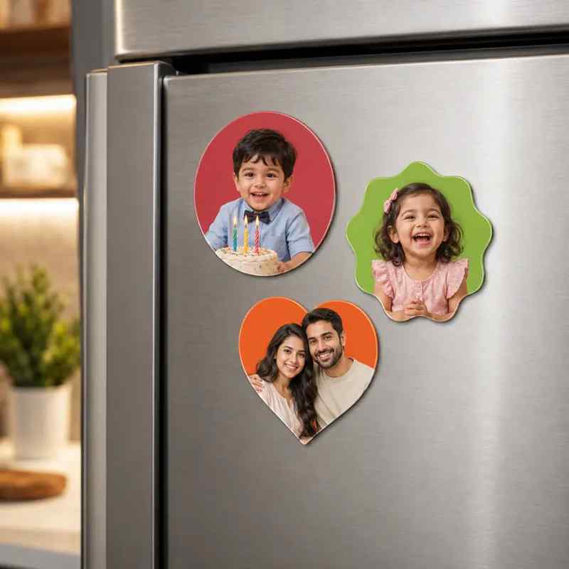 Photo Magnets - Assorted Shapes (Set Of 3)_0