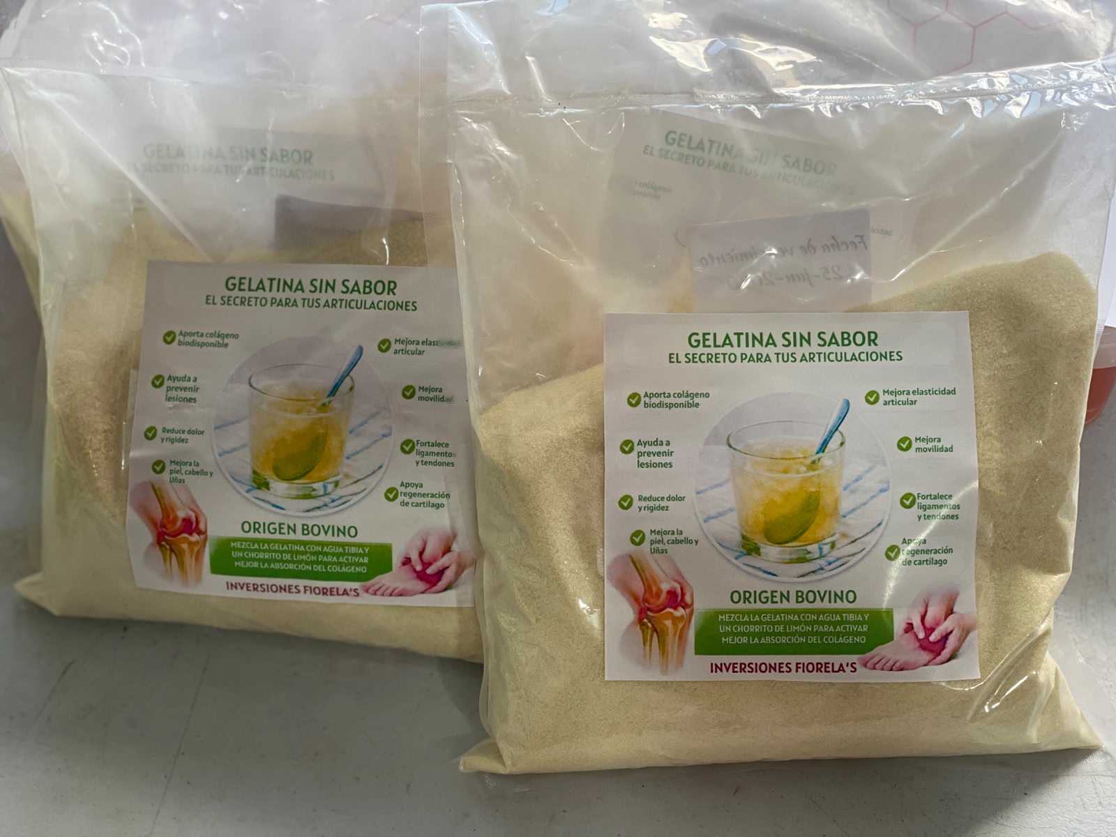 Gelatina Sin Sabor 275 Bloom - (Comestible) Bovina_5
