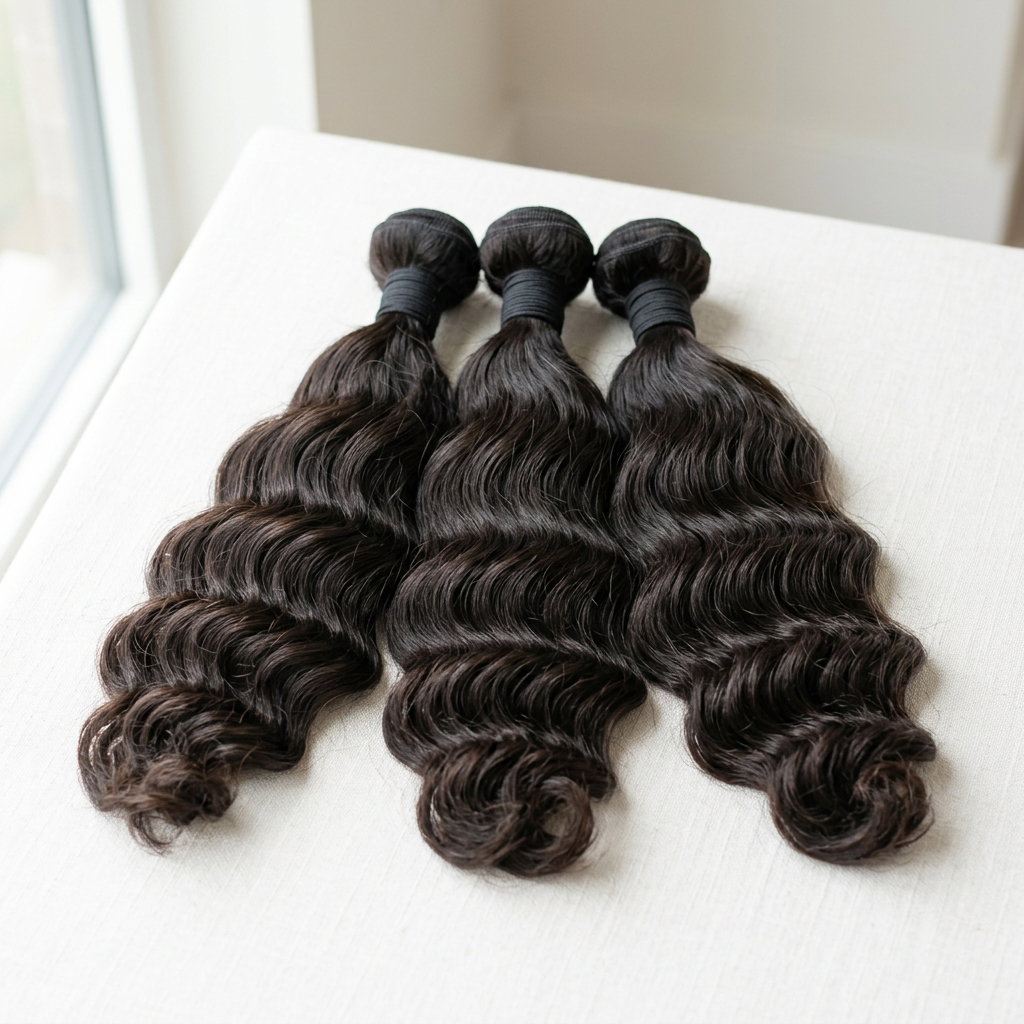 3 28” bundles of water wave