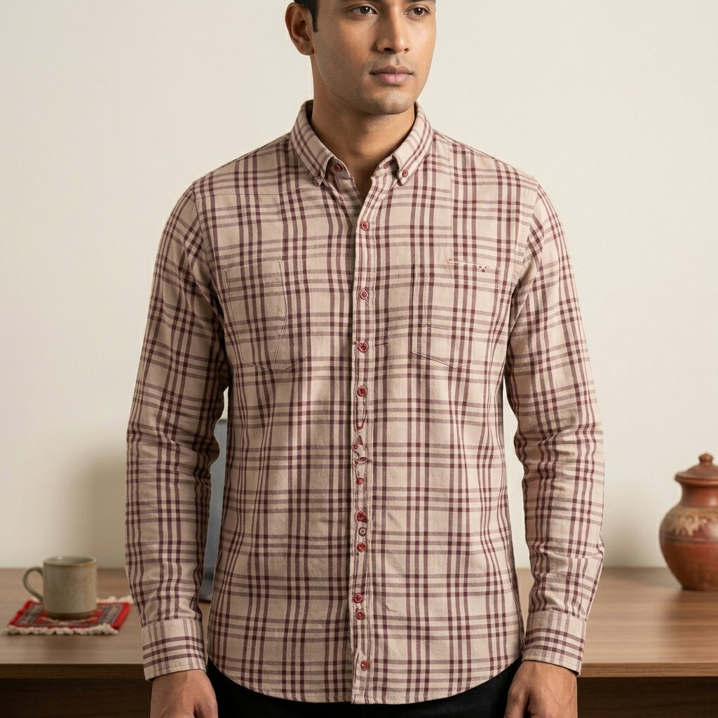 Kilometer Brand Cotton Shirt _1