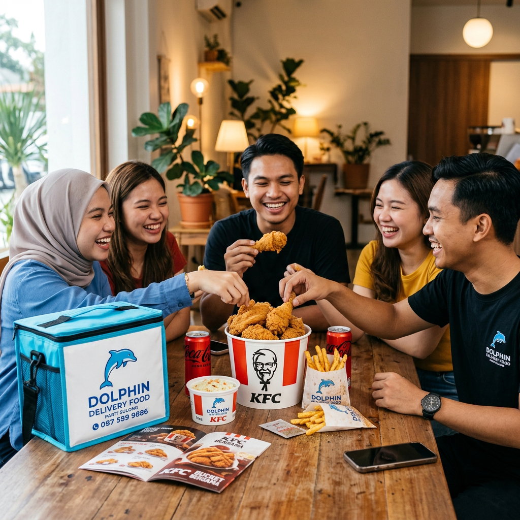 Pening nak order apa bila lepak? 🤔🍗 Jom kongsi KFC Bucket Bersama dengan geng!  Korang akan dapat 6pc ayam, 14oz Coleslaw, 2 Coke Zero, and pastinya bintang utama kita, Seaweed Shaker Fries dengan K-Lazatan yang confirm padu! 🤤🍟  Jom order sekarang! 🏃‍♂️_4