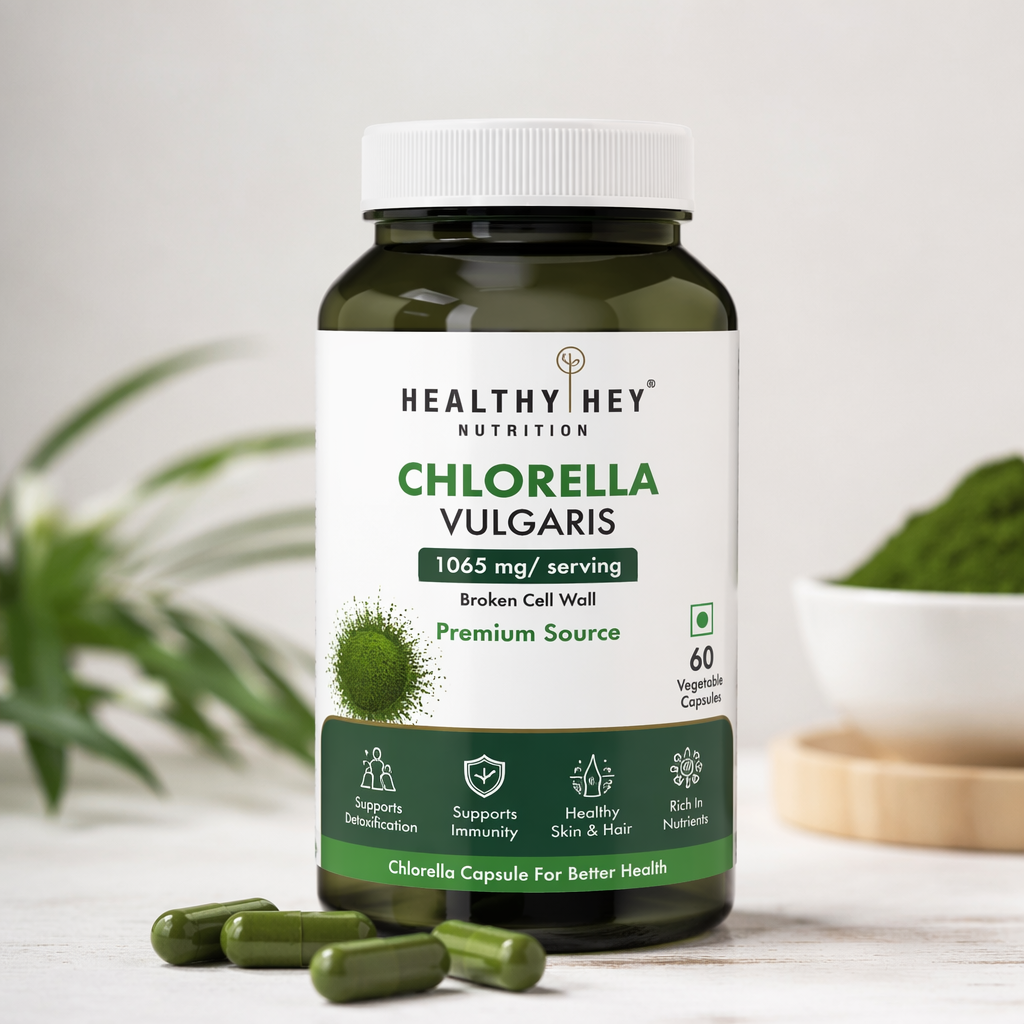 HealthyHey Chlorella Vulgaris 1065mg Capsules