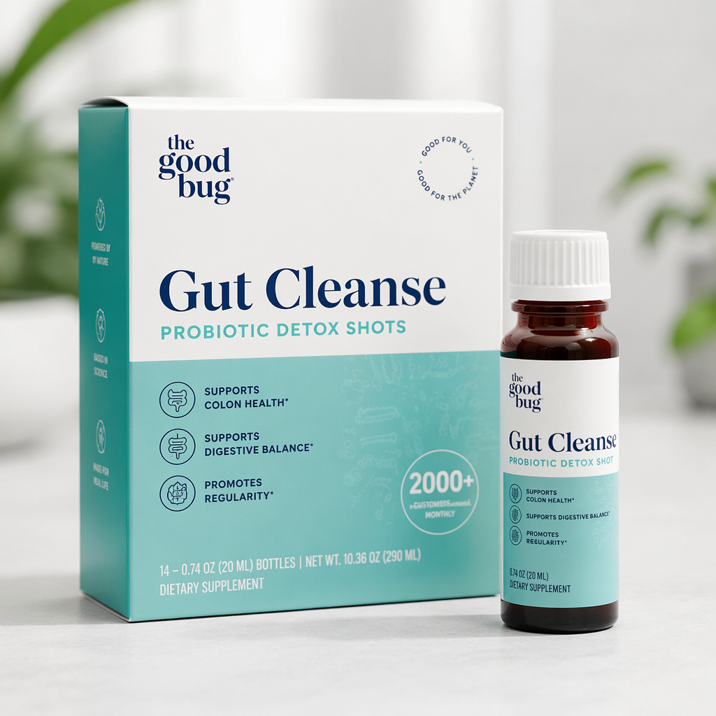 The Good Bug Gut Cleanse Probiotic Detox Shots