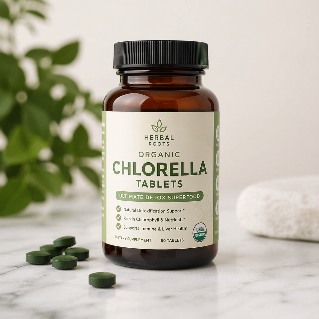 Organic Chlorella Tablets - Ultimate Detox Superfood