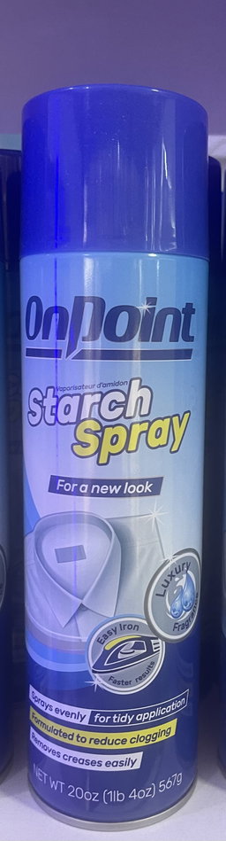 On point Spray starch