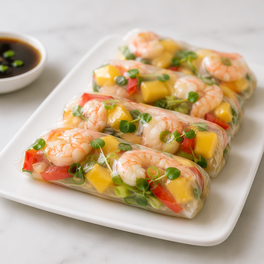 Naked Summer Roll -(Tequila Shrimp)