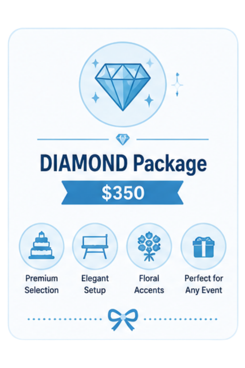 DIAMOND Set : Dessert Table $350 _0