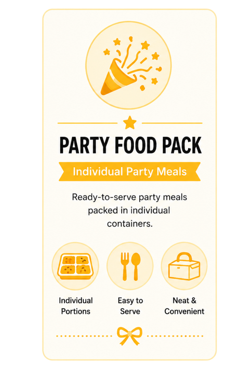 PARTY FOOD PACK (individual pack) 