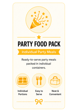PARTY FOOD PACK (individual pack) 