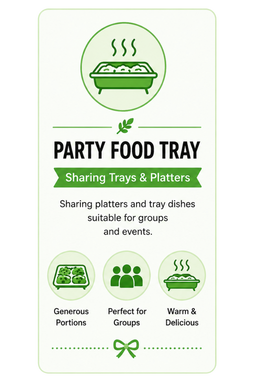 PARTY FOOD PACK (BY TRAY)