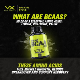 VITAXTRONG Strong BCAA 2500™ (240 / 480 capsules) | Muscle Recovery, Muscle Growth, Reduce Soreness [VX]