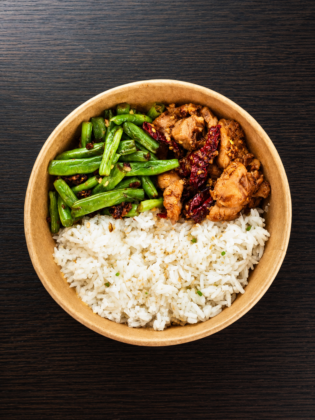 Kung-pao Chicken w/ Stir-fried Green Beans_0