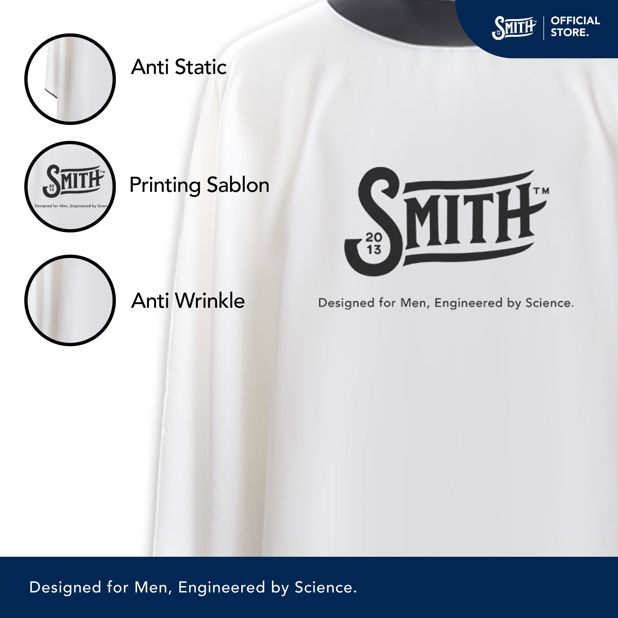 Smith Men Supply - White Cutting Cape Styling Barber Professional Vol.2_4